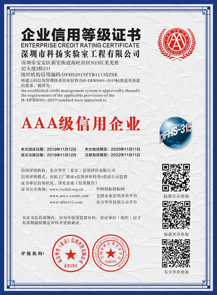 AAA級信用企業(yè)